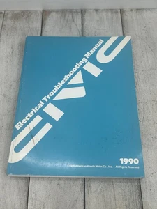 1990 Honda Civic ETM Electrical Troubleshooting Repair Shop Service Manual - Picture 1 of 2