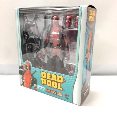 AUTHETNIC MAFEX No.082 Gurihiru Art Ver Deadpool Marvel Comics Medicom Figure JP - Image 1 of 4
