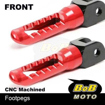 estriberas delanteras Bob CNC ROJAS para Suzuki GSX-R250 (GSX250R) 17 18 19 Foto 1 de 4