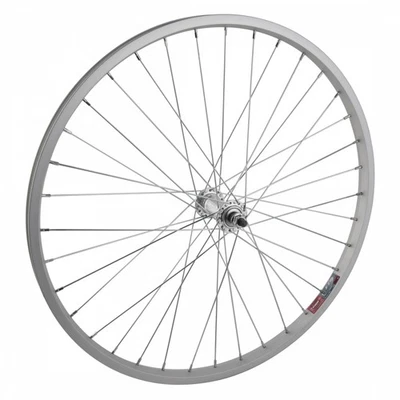 24-Inch Alloy Bike Wheel with WEI 519 Rim & AB-1000 Hub, 36H, Steel Brake - Image 1 of 3