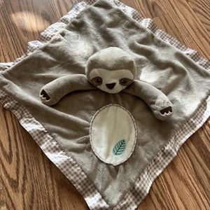 Coperta di sicurezza Douglas Baby Lovey Procione Tan Gingham Check Izey - Foto 1 di 13