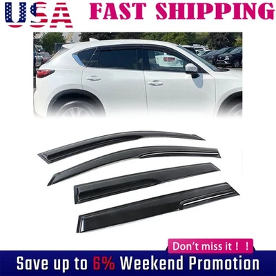 适用于 2006 - 2012 年丰田 Rav4 JDM 波浪 Mugen 窗帘通风口防雨罩  — 第 1/4 张图片