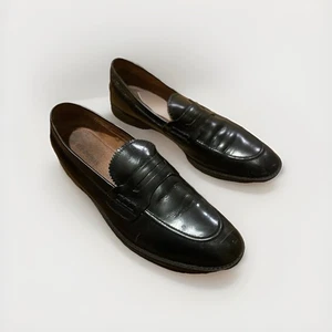 Ben Sherman schwarze professionelle Leder Halbschuhe Y2K Designer Herren Größe 12,5 - Bild 1 von 9