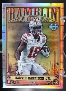 Marvin Harrison Jr. - 2023 Bowman Chrome U Ramblin' Man - Ohio State / Cardinals - Picture 1 of 2