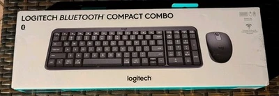 Logitech Bluetooth Compact Combo  Black (Keyboard + Mouse). New Sealed  - Image 1 of 4