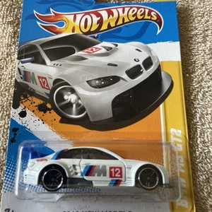 2012 Hot Wheels BMW M3 GT2 white 5/247 Rare NIP VHTF!! Ships in Box - Picture 1 of 3
