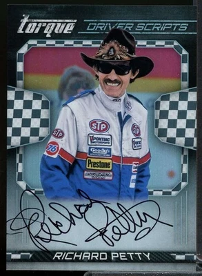 Richard Petty Card 2017 Panini Torque Driver Scripts Checkerboard #28  - Image 1 of 2