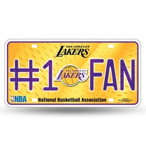 NBA 1 Fan Metal License Plate Tag - Picture 1 of 8