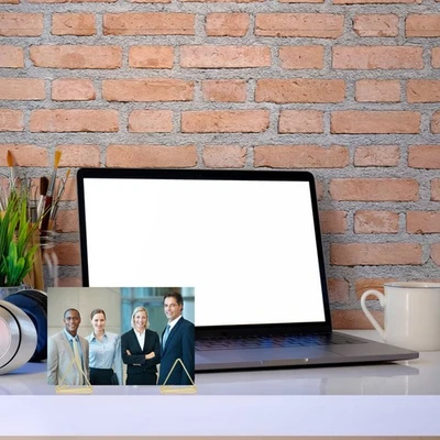 25Pcs Double Triangle Memo Clips Photo Clips Business Cards Clamps Memo Clips - Image 1 of 4