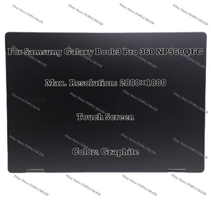 Samsung Galaxy Book3 Pro 360 NP960QFG-KB1NL Pantalla Táctil LCD Conjunto Completo - Imagen 1 de 8