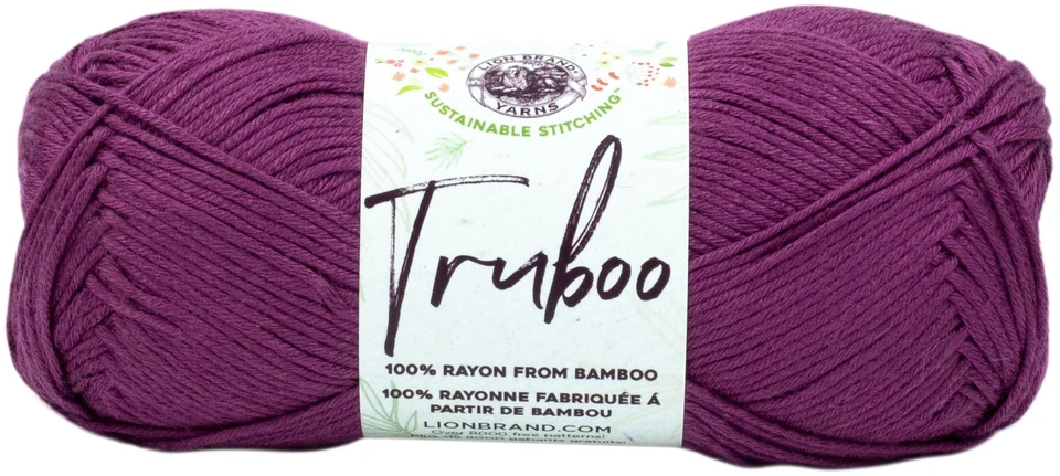 Lion Brand Truboo Yarn-Mulberry - 3 Pack - Image 1 of 1