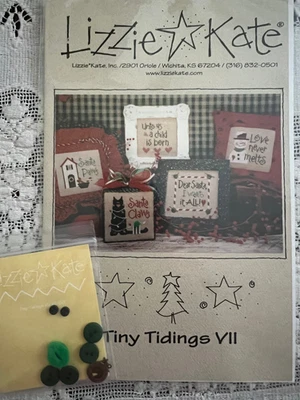 Lizzie Kate-Tiny Tidings VII Chart and Embellishment Pack - Image 1 of 3