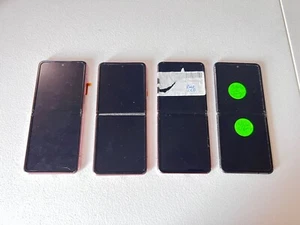 Lot of 4 No Motherboard Samsung Galaxy Z Flip 5G SM-F707B - 256GB - Bronze Gray - Picture 1 of 6