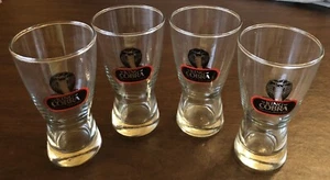 King Cobra Premium Malt Liquor Beer Glass Used / Set of 4 - Picture 1 of 5