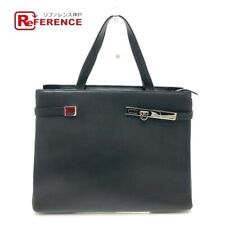 SALVATORE FERRAGAMO Gancini Formal bag fashion accessory Hand Bag Leather JAPAN