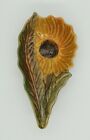 Ceramic Tuscon Wall Hanger Sunflower Dish Made in Italy Very Colorful