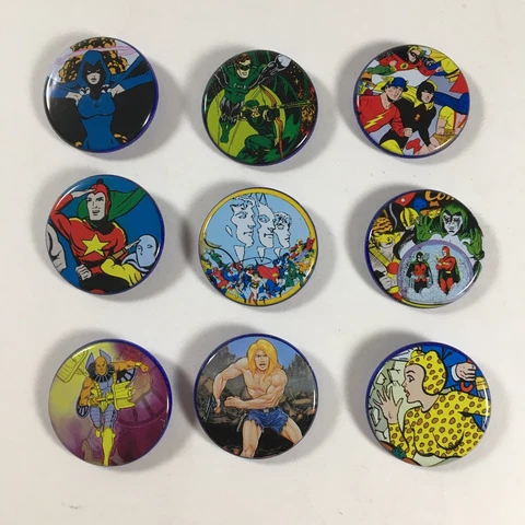 75TH PIN LOT OF 9 DC UNIVERSE CLASSICS DCUC LOOSE S3 6" FIGURES JLA JSA STARMAN Cover