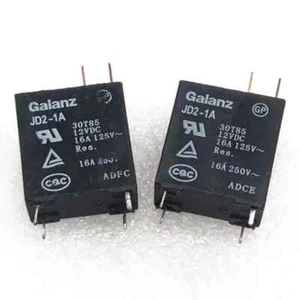 Relé de alimentación 1 pieza GALANZ JD2-1A 12VDC 4 pines 16A 250V - Imagen 1 de 1