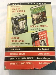 Best In Books 1954 Star In The Rigging Born A Yankee Beyond Endurance  - Picture 1 of 6