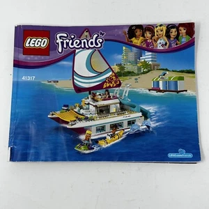 Lego Friends Sunshine Catamaran 41317 Instruction Manual Booklet Only - Picture 1 of 3