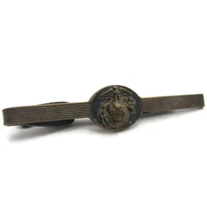 Clip de corbata de escudo del Cuerpo de Marines de los Estados Unidos USMC de colección - Imagen 1 de 5