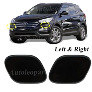 Para Hyundai Santa Fe 2013-2015 LH RH Faro Arandela Cubierta Parachoques Delantero Borde 2x - Imagen 1 de 6