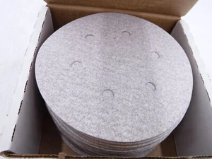 100 Pack NORTON 66261131599 Disc,Sanding,6 Hole,6In,P100G Hook & Loop Aluminum O - Picture 1 of 2