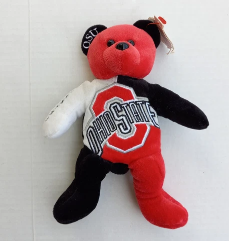 Ohio State University Buckeyes Beanie Bear Cover