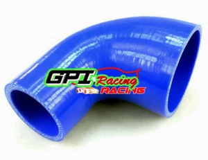 90 Degree 70-76mm 2.75"-3" Silicone Hose Reducer Intercooler Turbo Coulper pipe - Picture 1 of 5