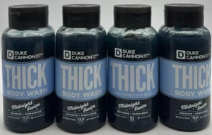 4PK Duke Cannon Supply Co Thick Body Wash ~ Midnight Swim ~ 17.5 FL OZ EACH ~NEW - Picture 1 of 2