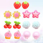 7 Pairs of Girls' Ear Clip-On Earrings - Cute and Stylish!