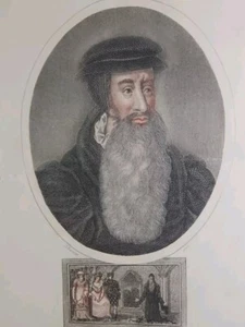 Original 1812 John Chapman Stipple Engraving Of John Knox.  Allard & Jones Pub. - Picture 1 of 6