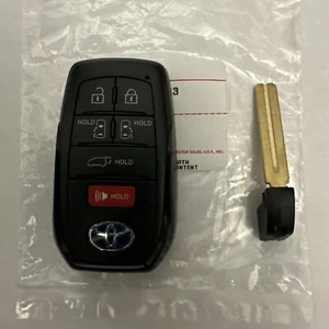 New  OEM Toyota Sienna Keyless Entry Smartkey Remote Transmitter HYQ14FBX - Picture 1 of 6