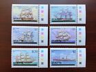 St Kitts 1980 Scott #38-43 Ships Issue Overprinted Margin Stamps Mint NH