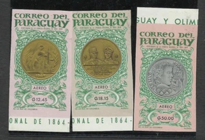 PARAGUAY, MI # 1422/4, IMPERFORATED, MNH - Picture 1 of 1
