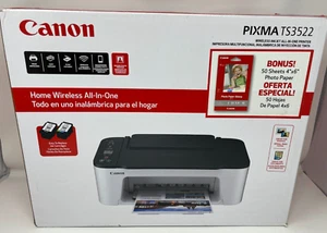 Canon PIXMA TS3522 Wireless All-in-One AIO Printer 50 Photo Paper - GP-701 & INK - Picture 1 of 14