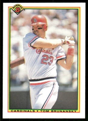 1990 Bowman #202 Tom Brunansky - Image 1 of 2