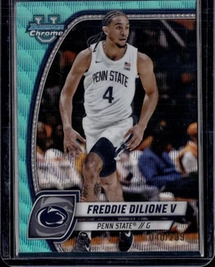 2024-25 Bowman U Chrome Freddie Dilione V Aqua Wave Refractor 040/299 - Picture 1 of 2