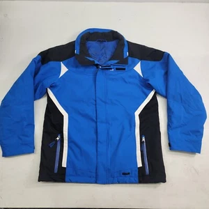 Spyder Winter Ski Full Zip Jacket Coat Youth Kids Boys Sz 20 Blue XT Waterproof - Picture 1 of 18