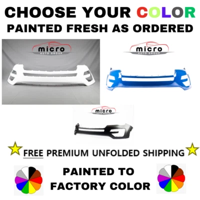 NEW FRONT BUMPER FOR 2016-2017 EXPLORER PAINTED *CHOOSE YOUR COLOR* FO1000722 Foto 1 de 4