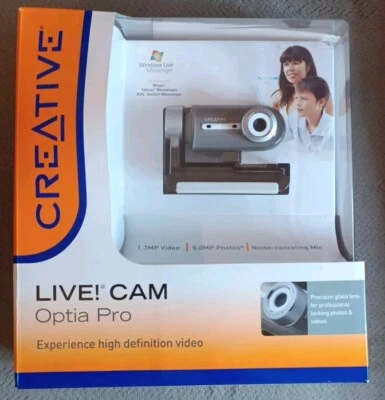 Creative Live! Cam Optia Pro VF0380A 1.3MP Video 5.0MP Photos - Image 1 of 4