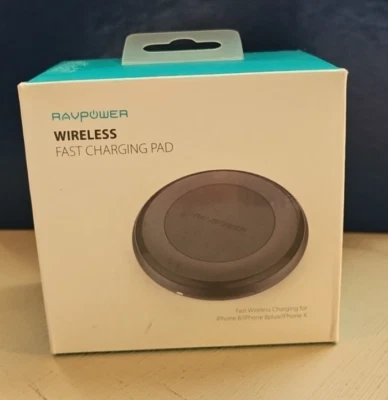 Almohadilla de carga rápida inalámbrica Ravpower para iPhone 8/8 Plus/iPhone X ¡¡¡NUEVA!!! AT#13235 Foto 1 de 4