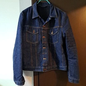 Nudie Jeans Denim Jacket Storm Rider L W53cm/L57cm JAPAN Free Shipping - Picture 1 of 8