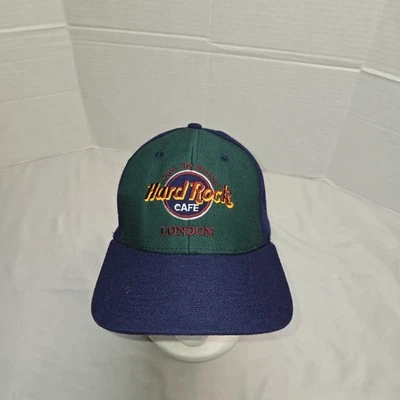 Vintage 3 Color Wool Blend Hard Rock Cafe London Hat 1993 Love All Serve All - Image 1 of 4
