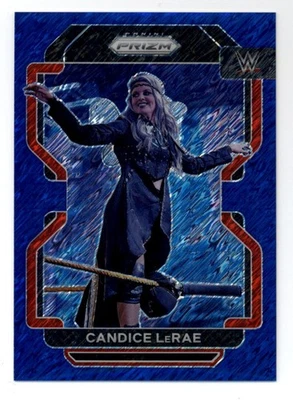 2022 Panini Prizm WWE Prizms Blue Shimmer #153 Candice LeRae 4/10 - NM-MT - Image 1 of 2