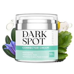 Removedor de manchas oscuras para rostro y cuerpo, crema correctora de manchas oscuras para manchas solares 1,7 oz - Imagen 1 de 10