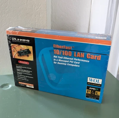 Linksys LAN Card LNE100TX 2.0 EtherFast 10/100 - 1999 - Image 1 of 4
