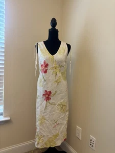 Uniform John Paul Richard Maxikleid rosa reines Leinen Hawaii Größe Small - Bild 1 von 3
