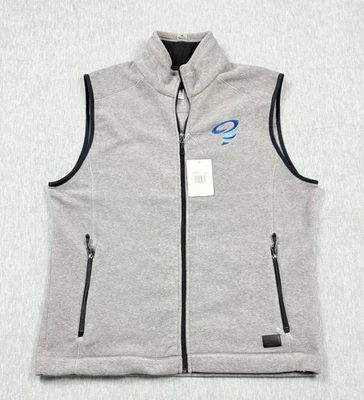 Chaleco polar de playa de sauce Roots73 para hombre XL mezcla de carbón cremallera completa cuello falso 18505 Foto 1 de 4