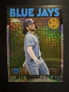 Bo Bichette 2021 Topps Chrome Baseball Mojo Refractor 86 #86TC 9 NrMt - Picture 1 of 2